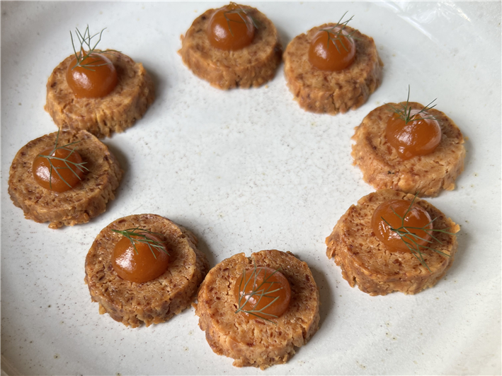 shortbread canapes